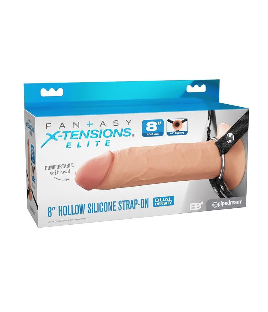 FANTASY X-TENSIONS ELITE - STRAP-ON IN SILICONE CAVO DA 20,3 CM