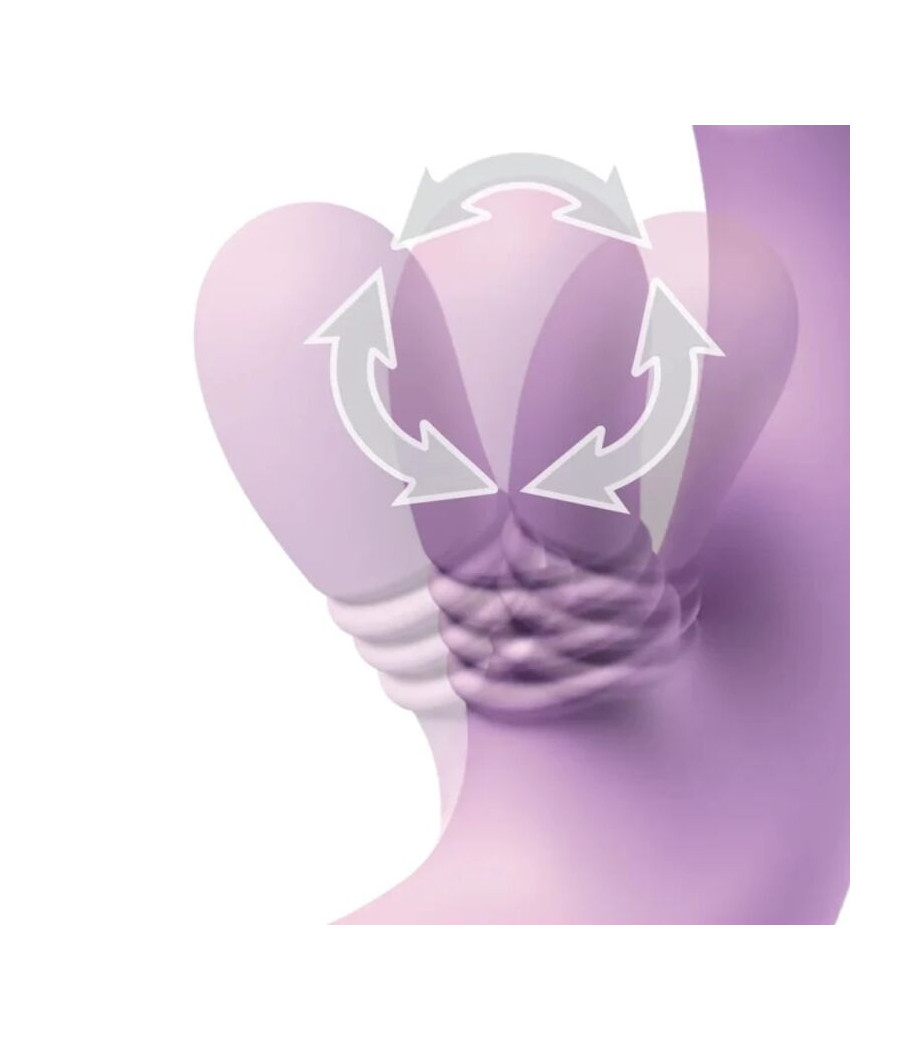 FANTASY FOR HER - INTIMOTION FLUTTER PRO PURPLE VIBRADOR RABBIT PARA PUNTO G Y CLÍTORIS