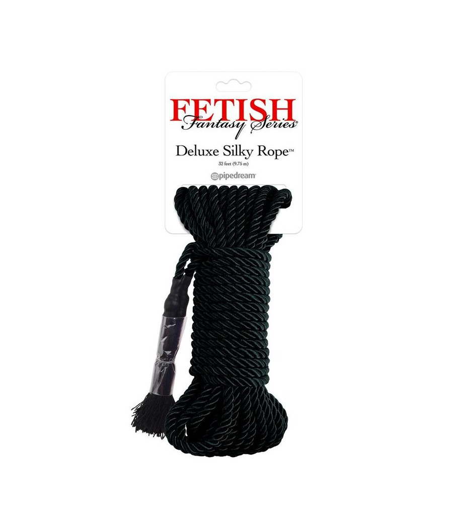 FETISH FANTASY SERIES – SCHWARZES DELUXE-SEIDENSEIL 9,75 M