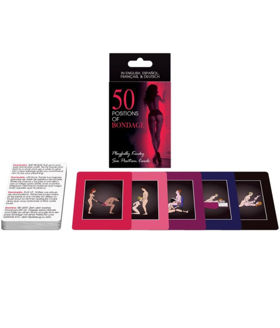 KHEPER GAMES - CARTAS 50 POSICIONES DE BONDAGE