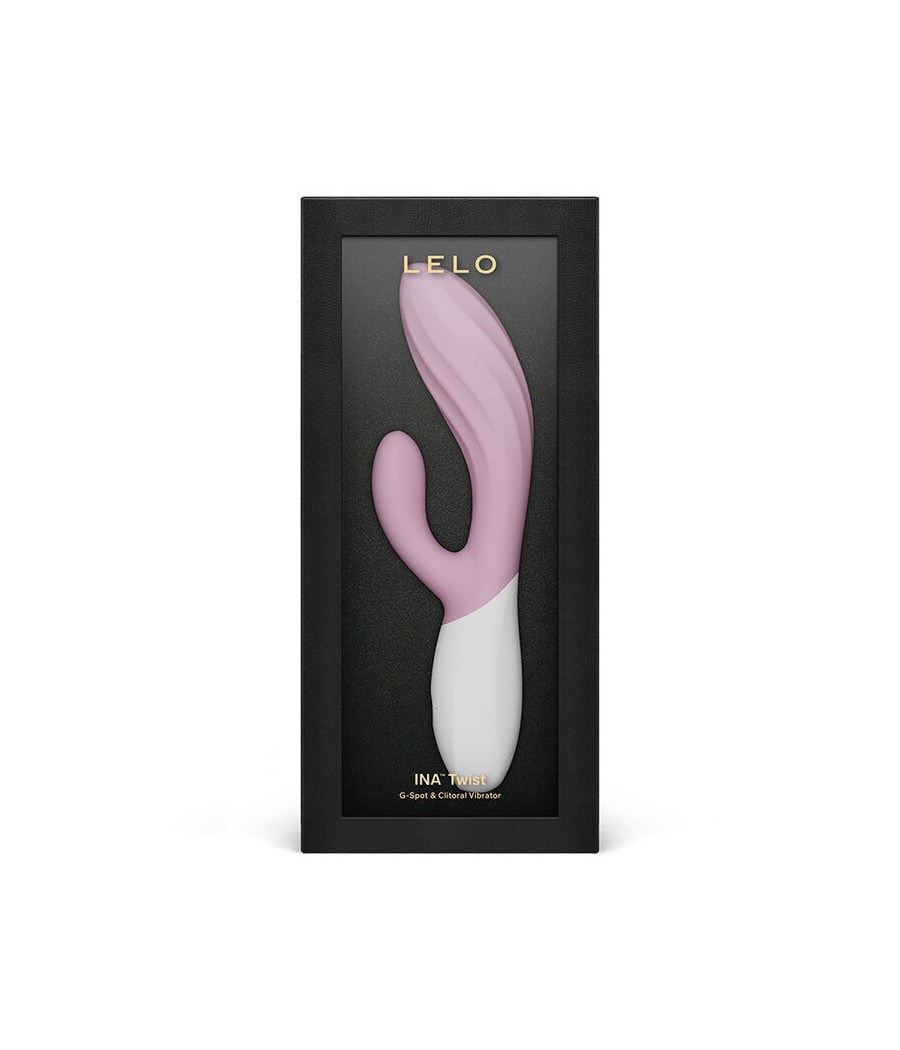 LELO - INA TWIST VIBRADOR RABBIT PUNTO G Y CLÍTORIS ROSA