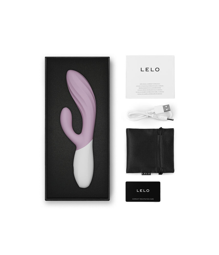 LELO - INA TWIST VIBRADOR RABBIT PUNTO G Y CLÍTORIS ROSA