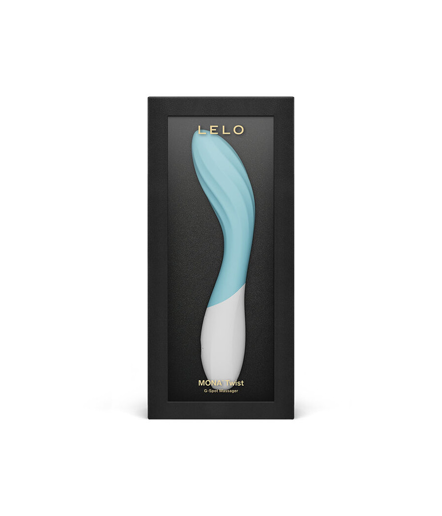 LELO - MONA TWIST VIBRADOR PARA PUNTO G RECARGABLE APP CONTROL LAVANDA TURQUESA
