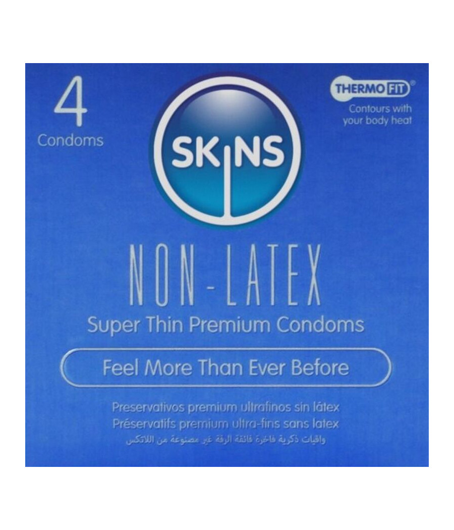 SKINS - PRESERVATIVOS SIN LATEX PACK 4
