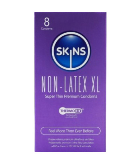SKINS - PRESERVATIVI SENZA LATTICE, CONFEZIONE XL DA 4