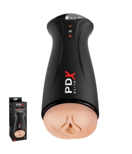 PDX ELITE - MASTURBATORE CON ASPIRAZIONE E VIBRAZIONE INTERMITTENTE FAP-GASM