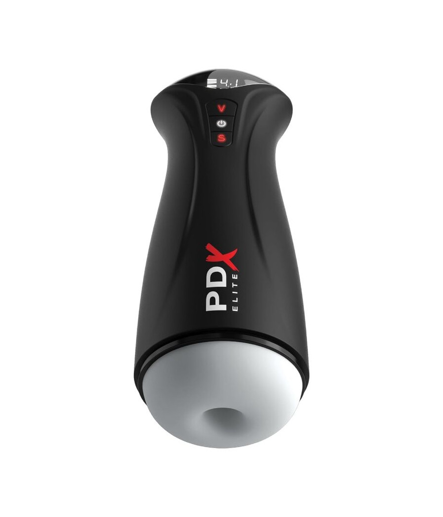 PDX ELITE - FAP-GASM TRANSPARENTER MÄNNLICHER MASTURBATOR MIT INTERMITTIERENDER SAUGUNG