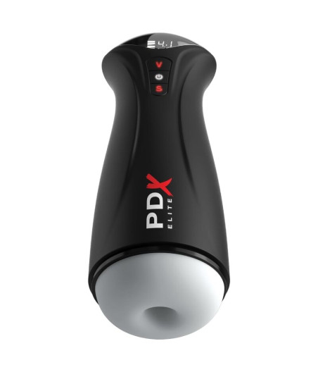 PDX ELITE - MASTURBADOR MASCULINO FAP-GASM CLEAR CON SUCCIÓN INTERMITENTE