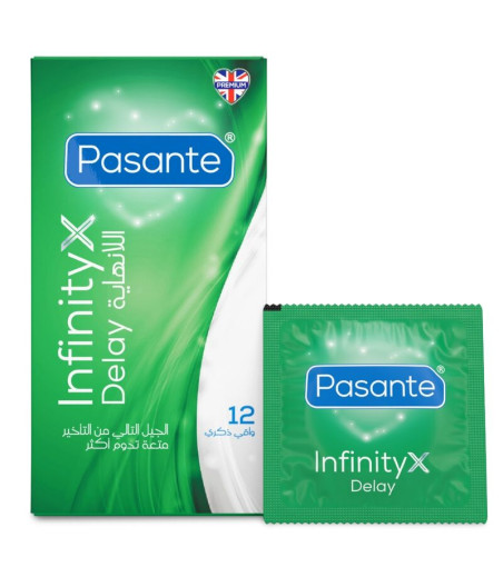 PASANTE - PRÉSERVATIFS DELAY INFINITY 12 UNITÉS