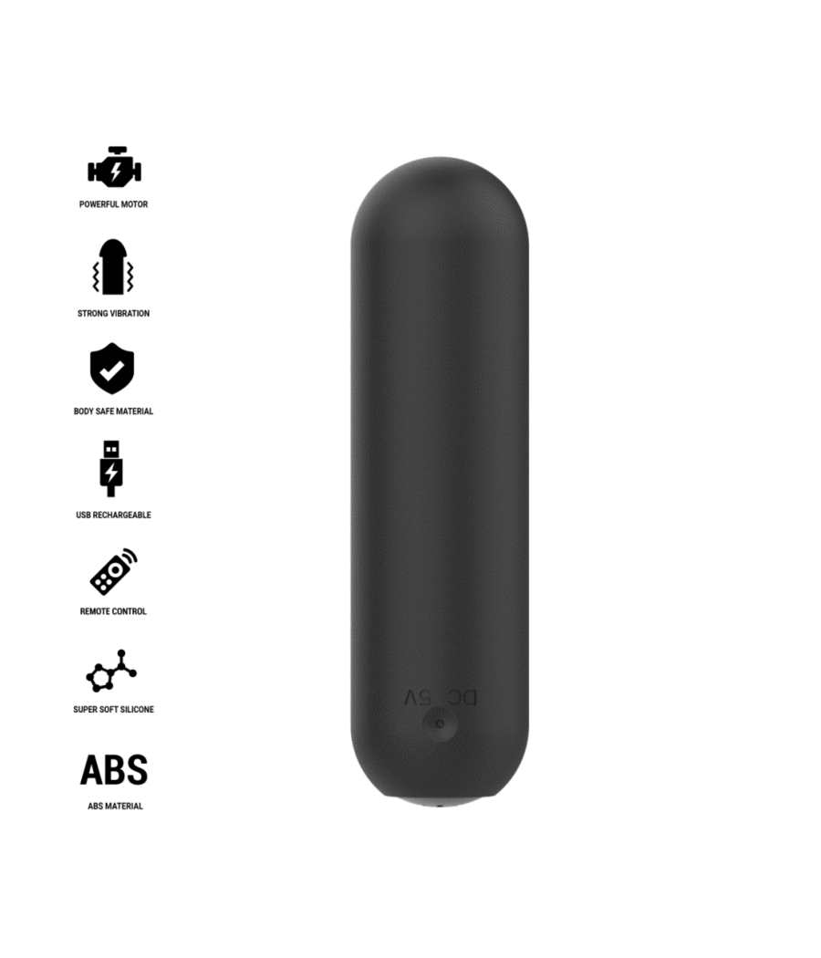 INTENSE - JUDY VIBRANT RECHARGEABLE AVEC TÉLÉCOMMANDE NOIR