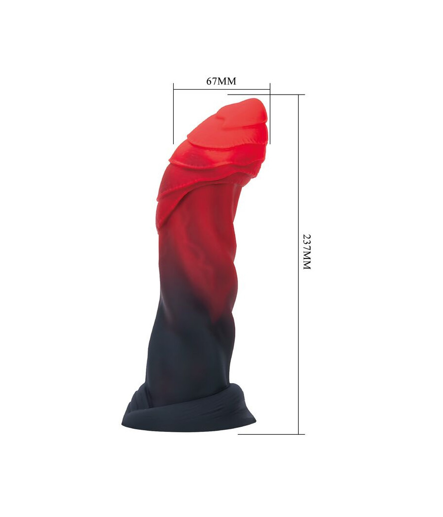 POWER MONSTERS - INFERNAL GOLIATH DILDO BICOLOR 25 CM Ø 6 CM
