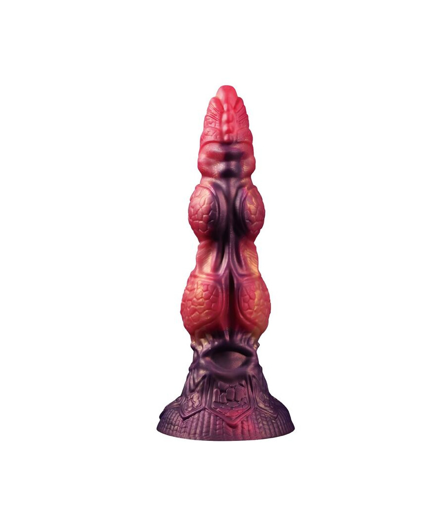 POWER MONSTERS - SAVAGE BEASTLORD TRICOLOR FANTASY SILICONE DILDO 24 CM Ø 5 CM