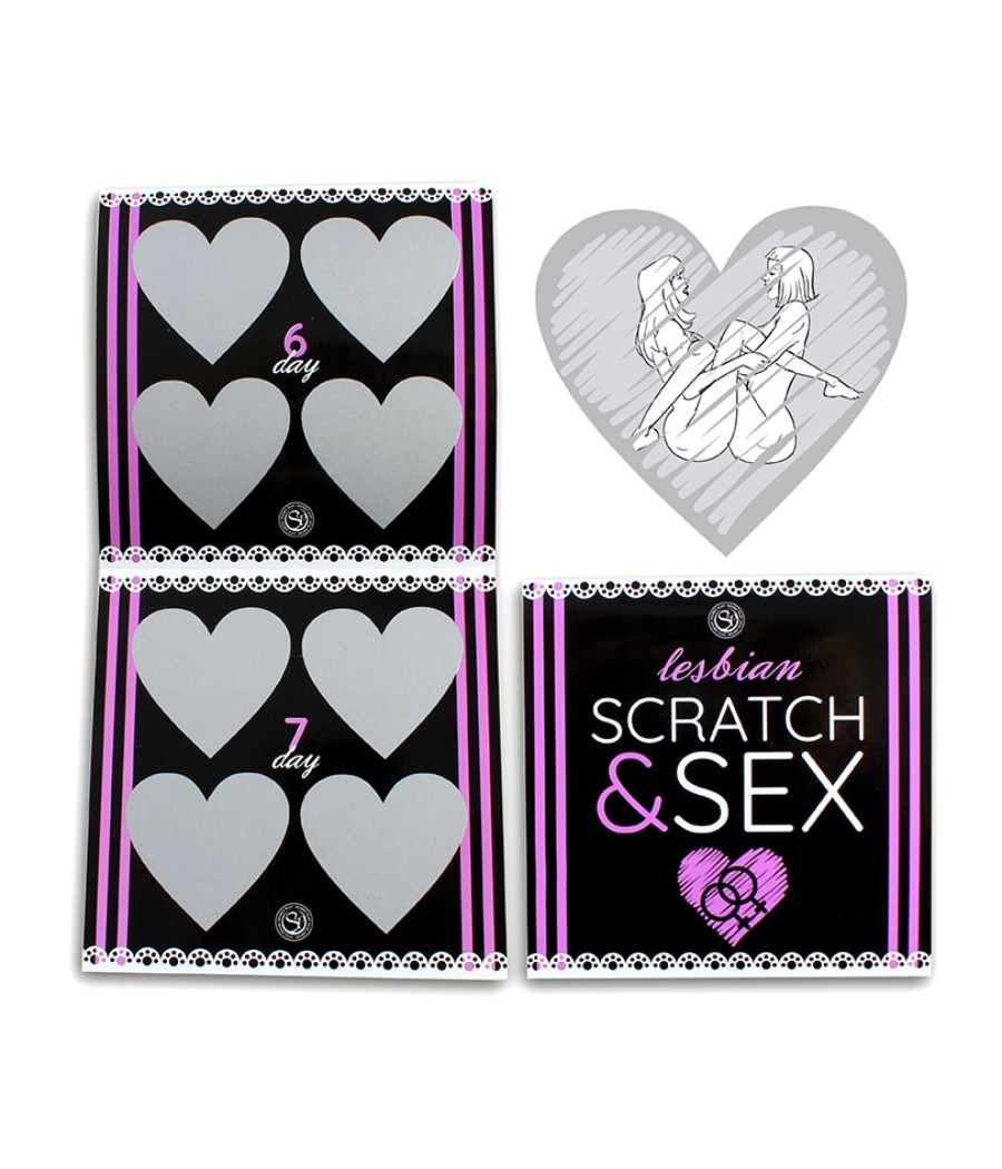 SECRETPLAY - SCRATCH & SEX GAME FOR COUPLES LESBIAN POSITIONS (ES/EN/FR/PT/DE)