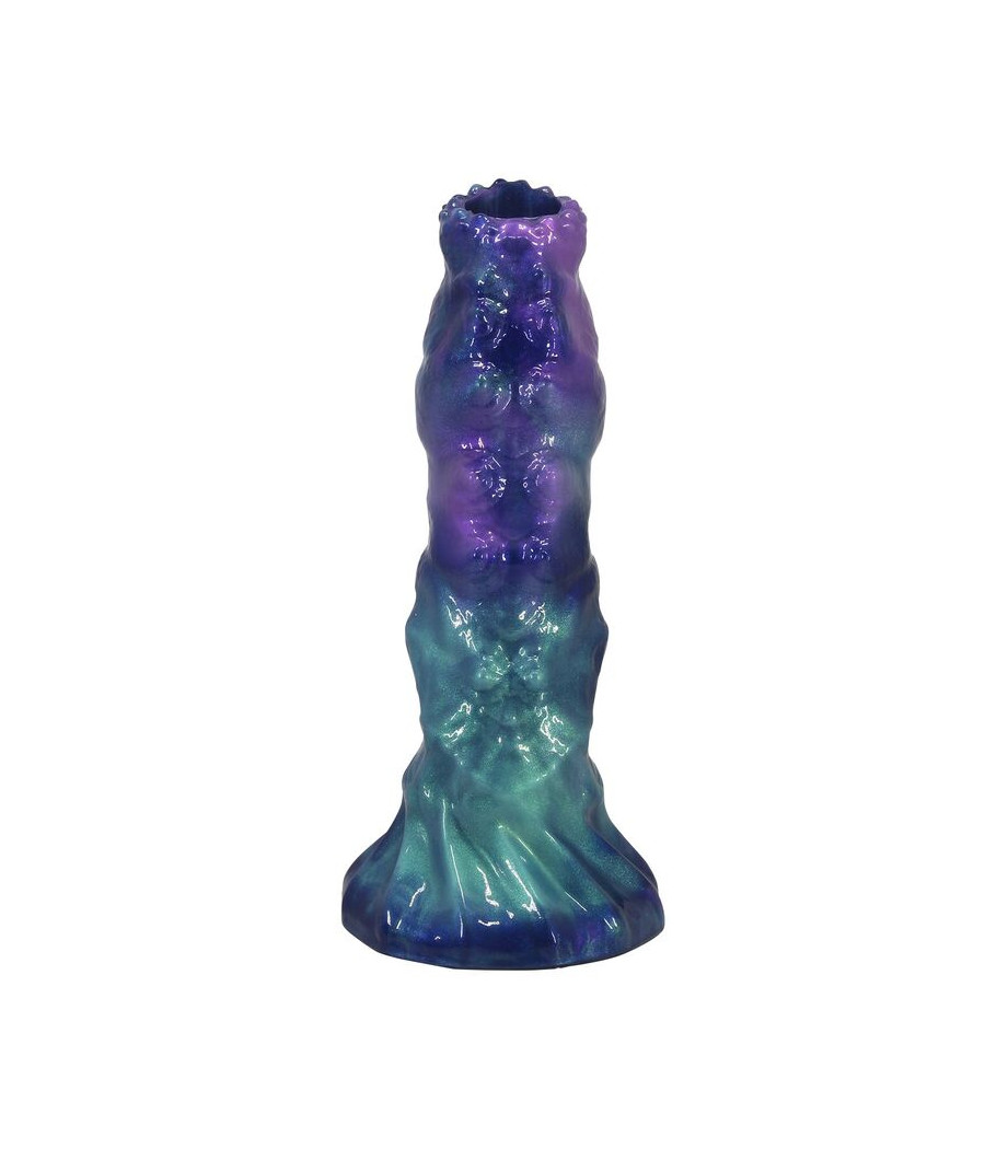 POWER MONSTERS - DUSKWALKER SENTINEL TRICOLOR DILDO DE SILICONE INFLÁVEL FANTASIA 23 CM Ø 5 CM