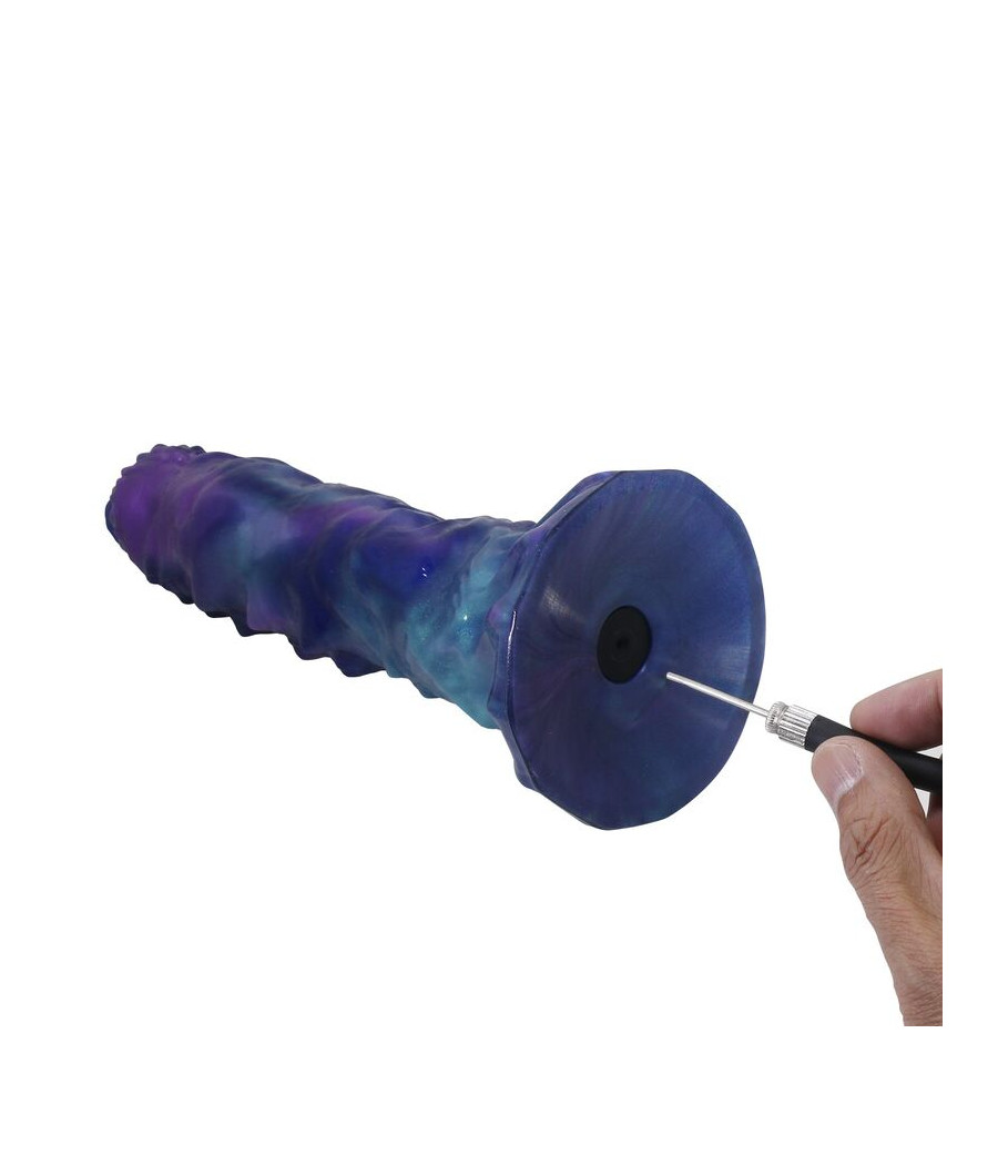 POWER MONSTERS - DUSKWALKER SENTINEL TRICOLOR DILDO DE SILICONE INFLÁVEL FANTASIA 23 CM Ø 5 CM