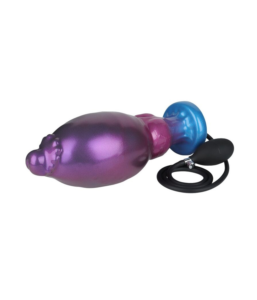 POWER MONSTERS - RIFT TITAN ZWEIFARBIGER AUFBLASBARER FANTASIE-SILIKONDILDO 24 CM Ø 5 CM