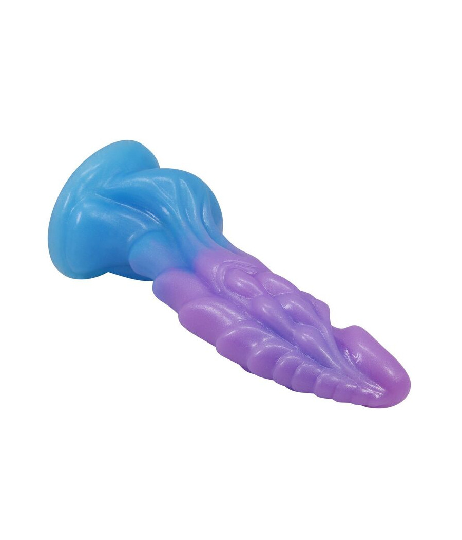 POWER MONSTERS - ATLANTEANS REALISTIC DILDO WITH SUCTION CUP 19 CM Ø 5 CM BLUE & PURPLE