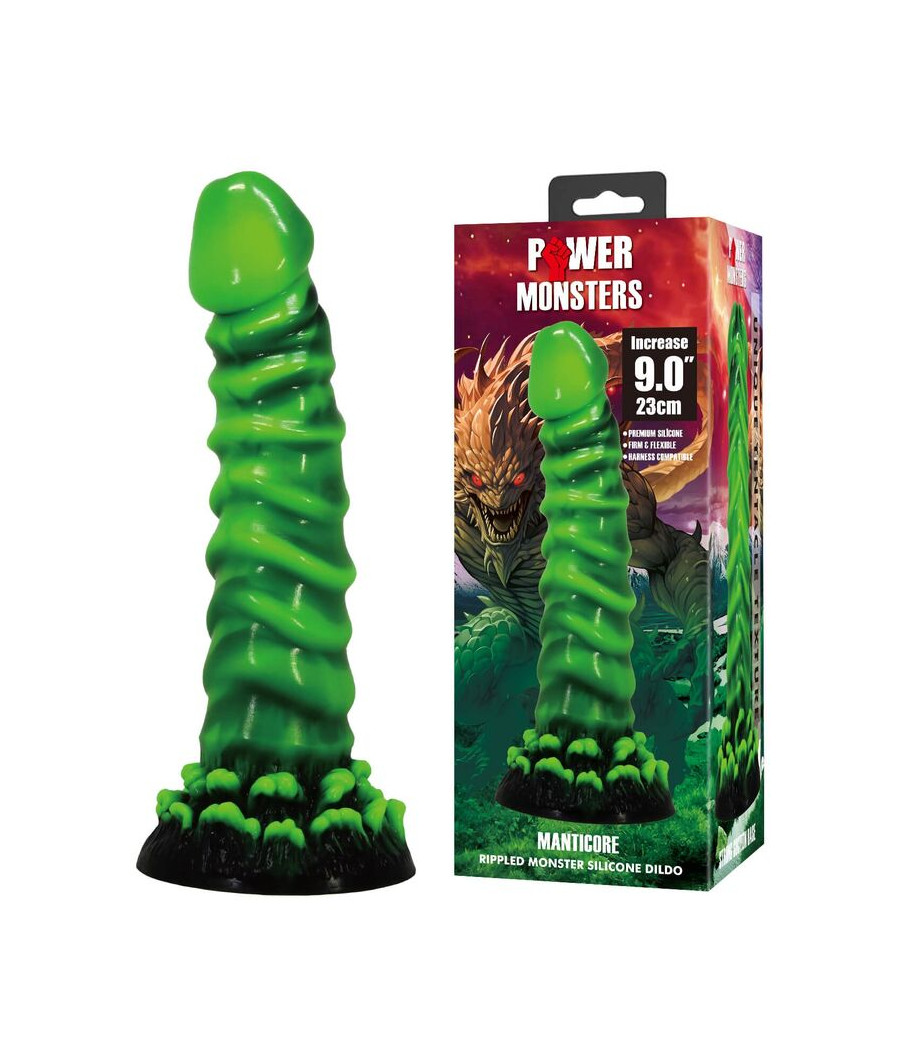 POWER MONSTERS - MANTICORE FANTASY DILDO DE SILICONE 23 CM Ø 5 CM