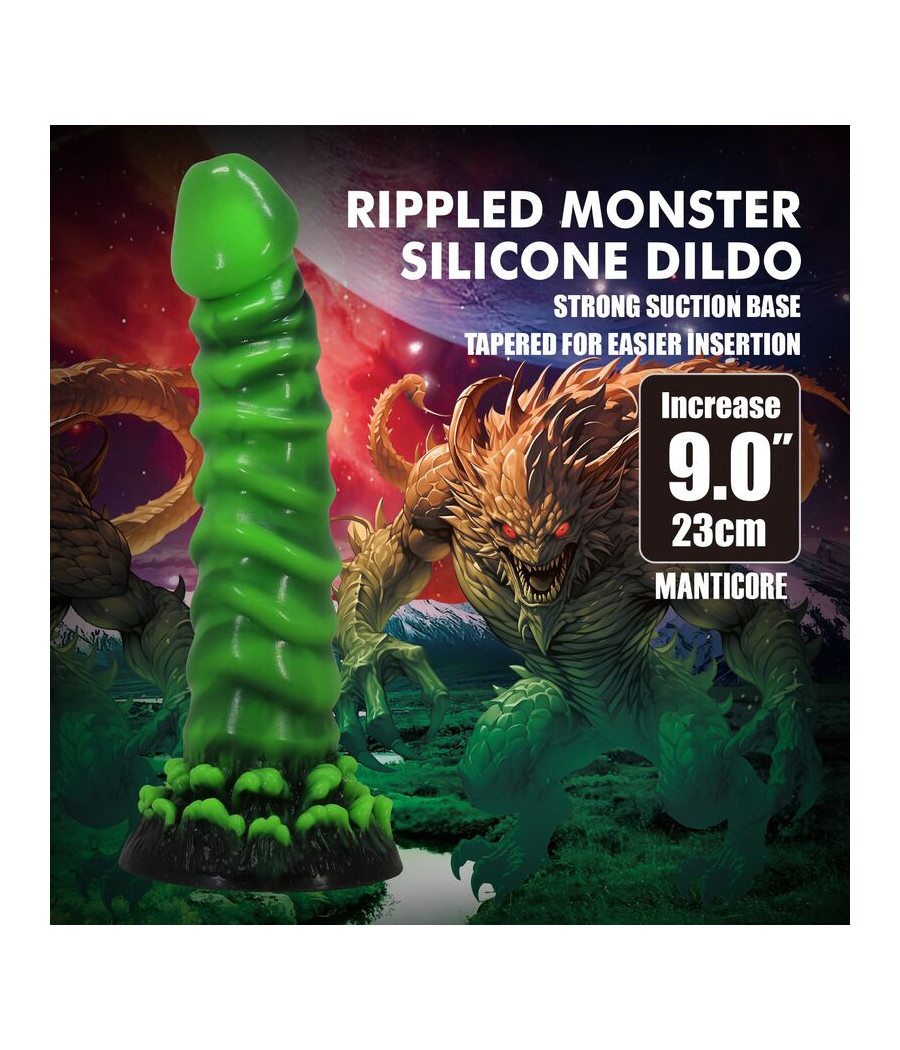 POWER MONSTERS - MANTICORE FANTASY DILDO DE SILICONE 23 CM Ø 5 CM
