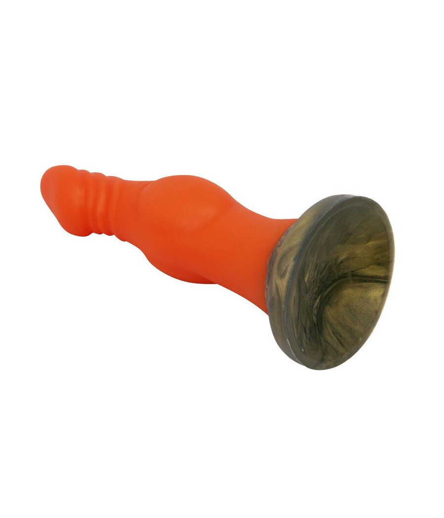 POWER MONSTERS - BLAZEHEART CHARGER FANTASY DILDO DE SILICONE 18,5 CM Ø 4,5 CM