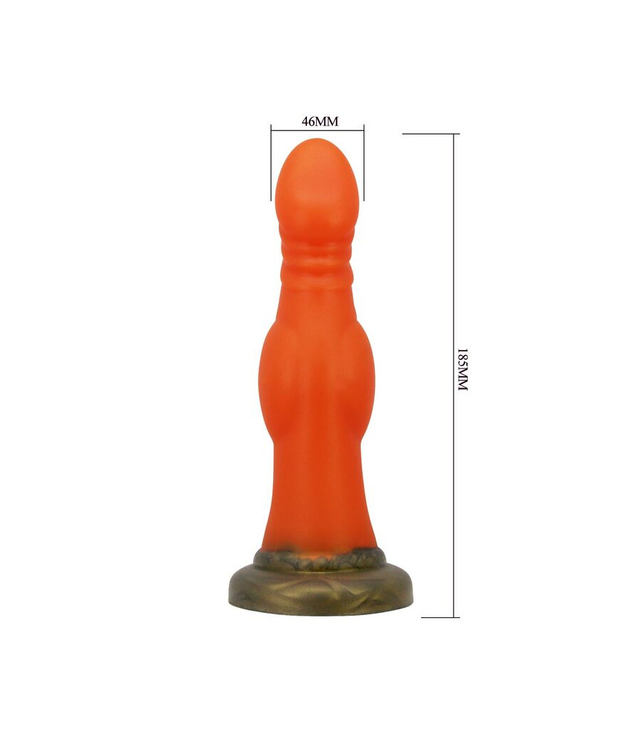 POWER MONSTERS - BLAZEHEART CHARGER FANTASY DILDO IN SILICONE 18,5 CM Ø 4,5 CM
