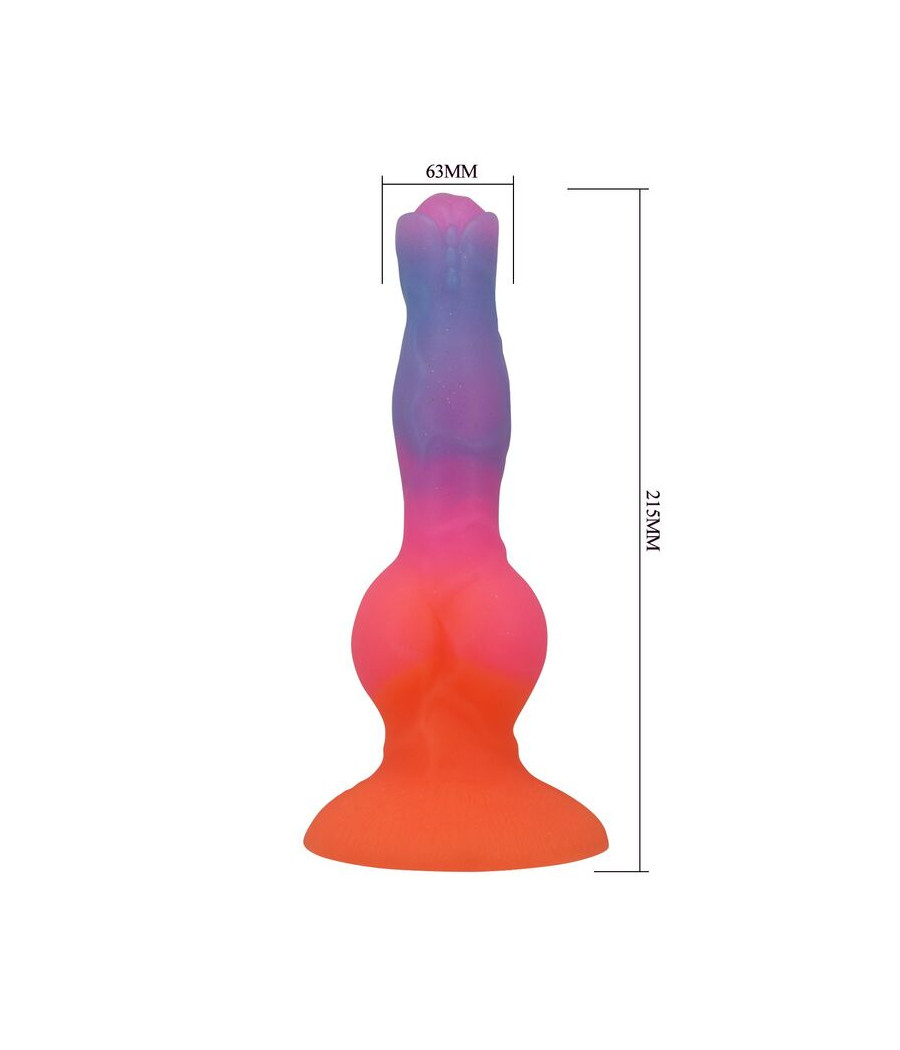 POWER MONSTERS - DILDO DE SILICONE HERCULES FANTASY 21,5 CM Ø 5 CM