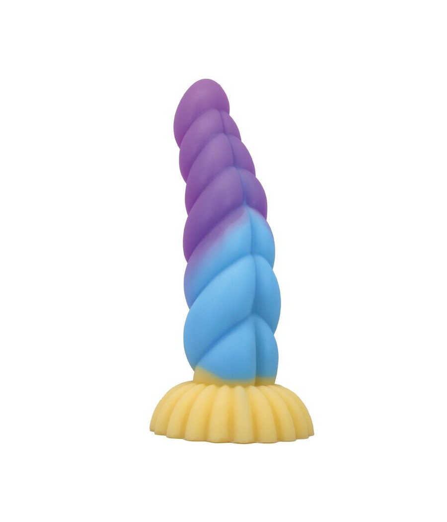 POWER MONSTERS - UNICORNO TRICOLORE FANTASY DILDO IN SILICONE 22 CM Ø 5 CM