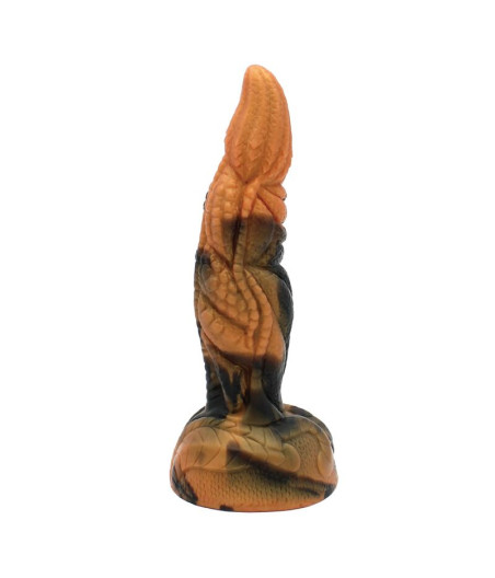 POWER MONSTERS - TYRANNOSAURE BICOLORE FANTASY GODEMICHET EN SILICONE 20,5 CM Ø 5 CM