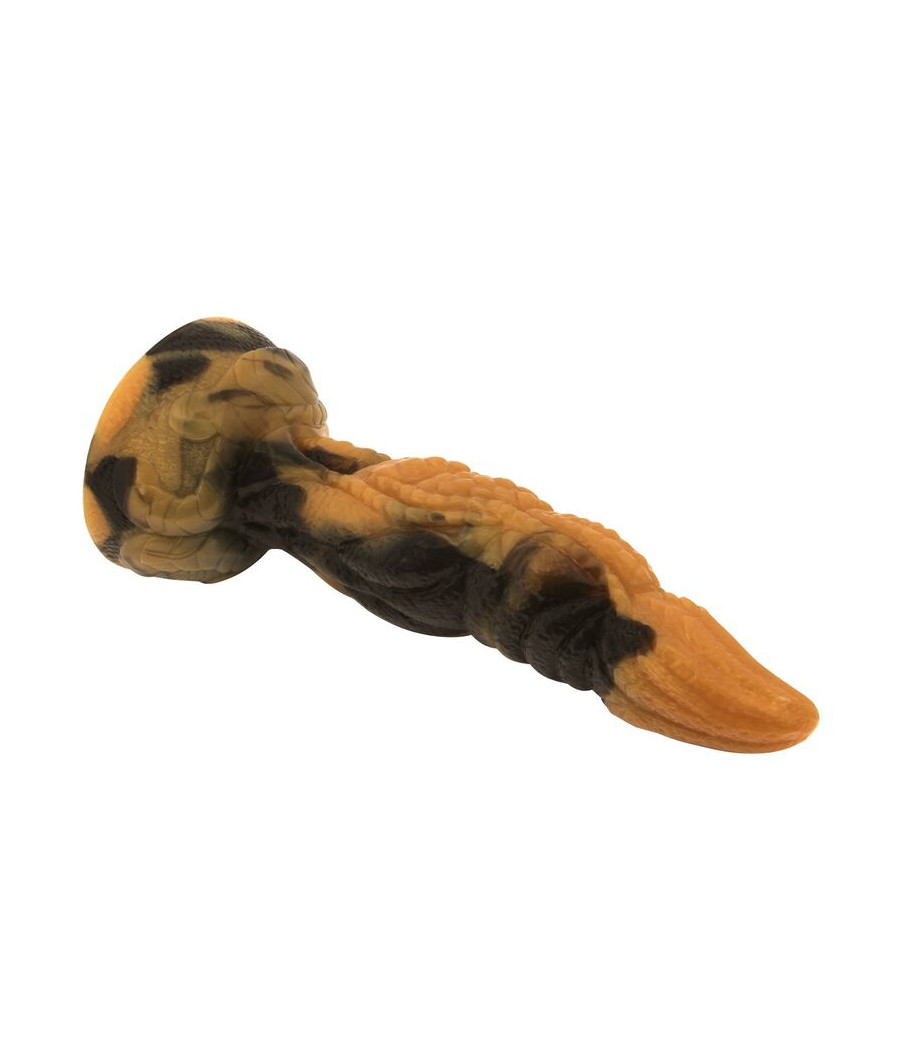 POWER MONSTERS - DILDO DE SILICONE FANTASIA TIRANOSSAURO BICOLOR 20,5 CM Ø 5 CM