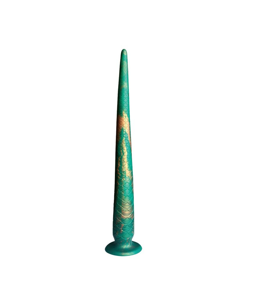 POWER MONSTERS - WILDWYRM TAIL BICOLOR FANTASY SILICONE DILDO 47 CM Ø 4 CM