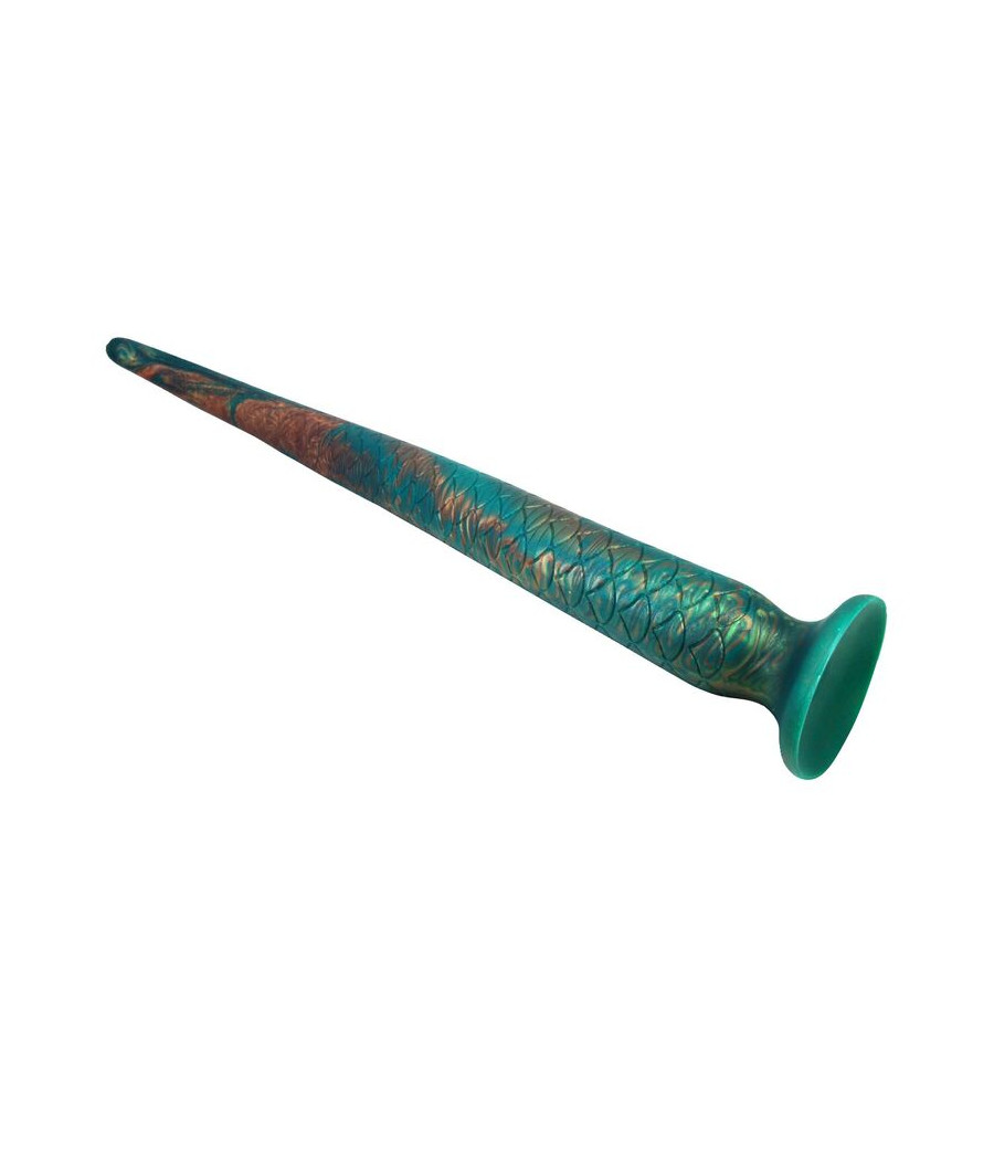 POWER MONSTERS - WILDWYRM TAIL BICOLOR FANTASY GODEMICHET EN SILICONE 47 CM Ø 4 CM