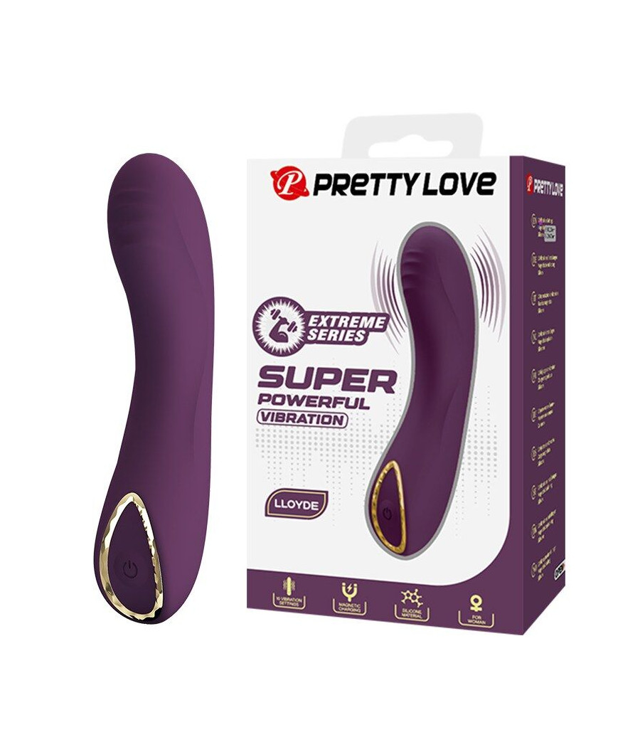 PRETTY LOVE - LLOYDE RECHARGEABLE VIBRATOR 10 FUNCTIONS PURPLE