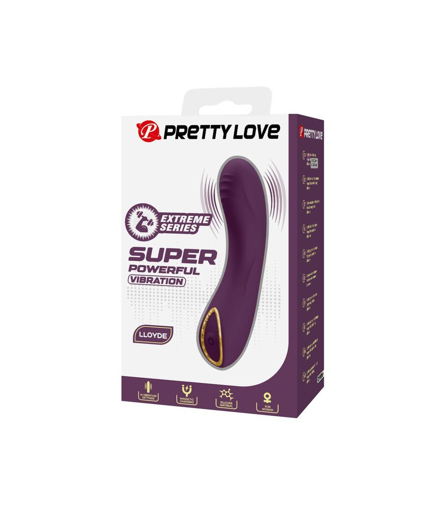 PRETTY LOVE - LLOYDE RECHARGEABLE VIBRATOR 10 FUNCTIONS PURPLE