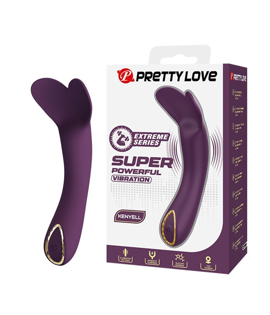 PRETTY LOVE - KENYELL VIBRADOR RECARGABLE 10 FUNCIONES MORADO