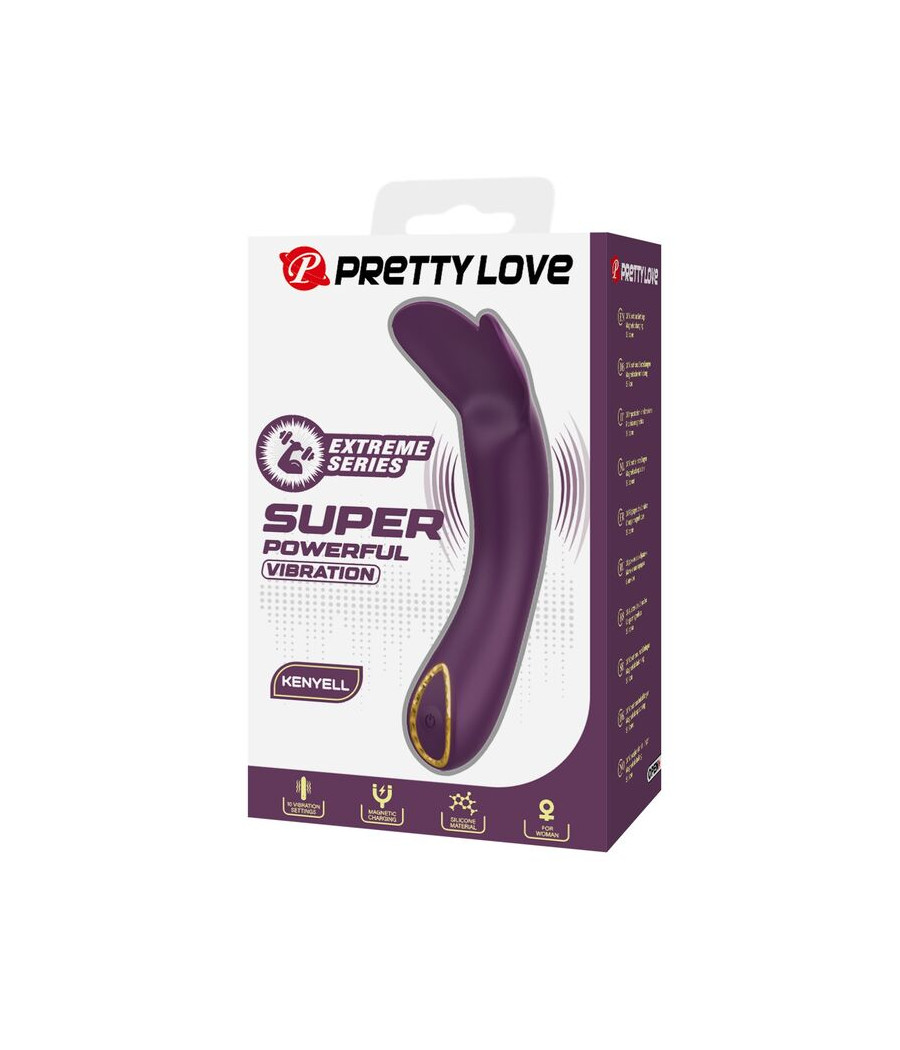 PRETTY LOVE - VIBRATEUR RECHARGEABLE KENYELL 10 FONCTIONS VIOLET