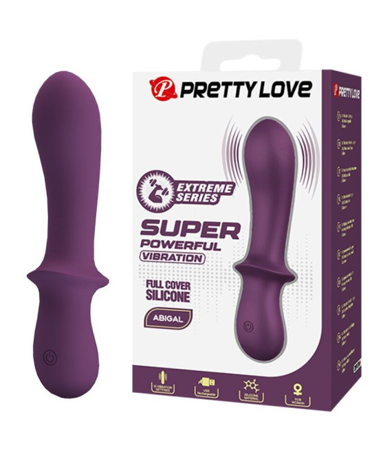 PRETTY LOVE - ABIGAIL VIBRADOR RECARGABLE 10 FUNCIONES MORADO