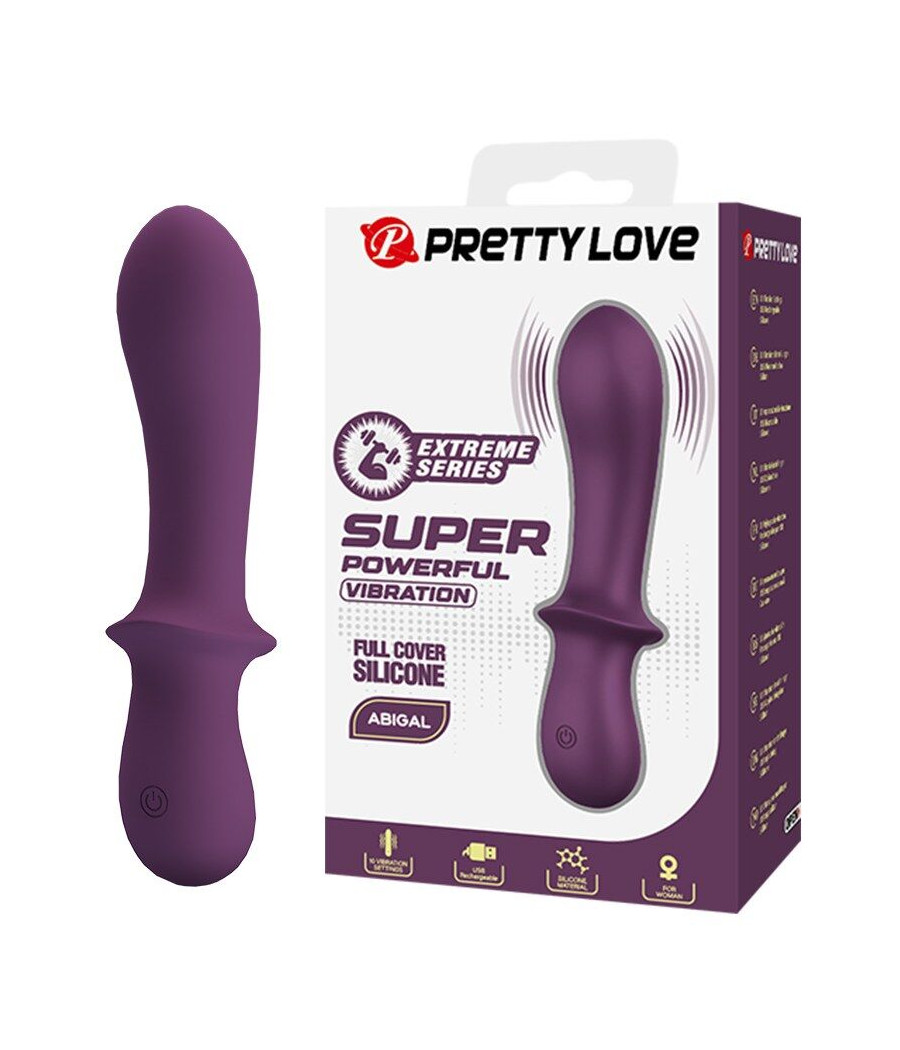 PRETTY LOVE - VIBRATEUR RECHARGEABLE ABIGAIL 10 FONCTIONS VIOLET