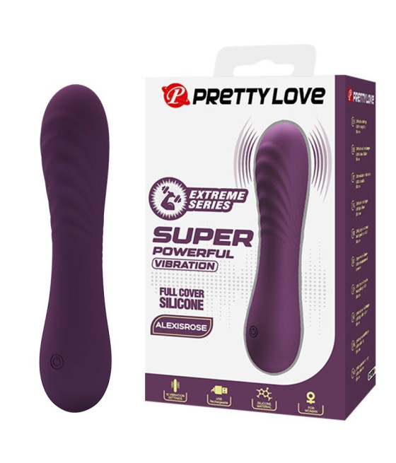 PRETTY LOVE - VIBRADOR RECARREGÁVEL ALEXISROSE COM 10 FUNÇÕES - ROXO