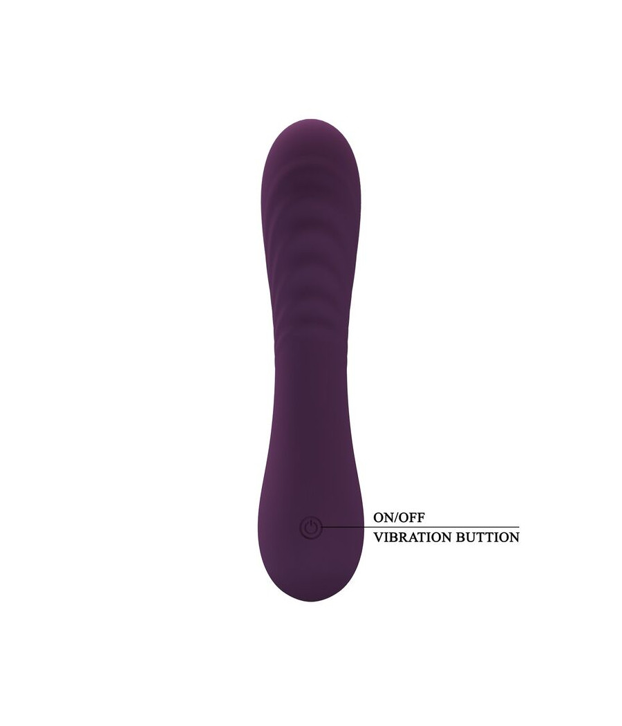 PRETTY LOVE - ALEXISROSE RECHARGEABLE VIBRATOR 10 FUNCTIONS PURPLE
