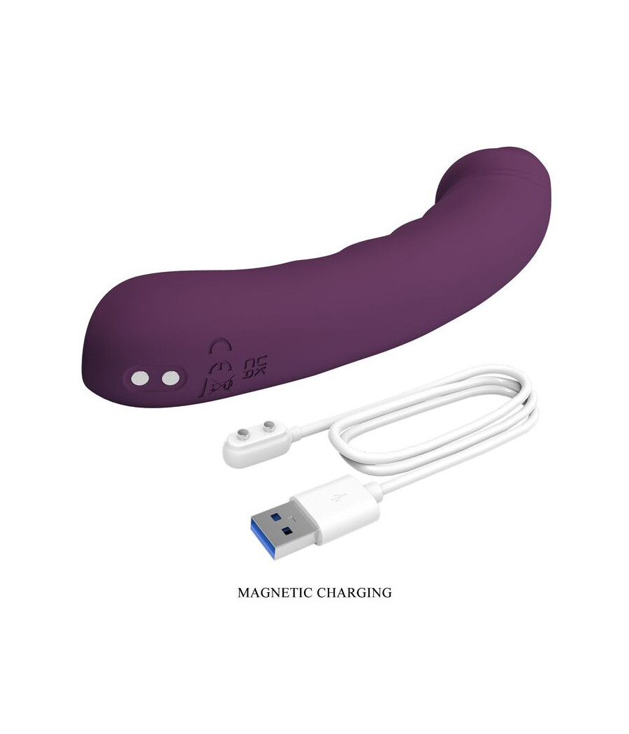 PRETTY LOVE - AMARA VIBRADOR RECARGABLE 10 FUNCIONES MORADO