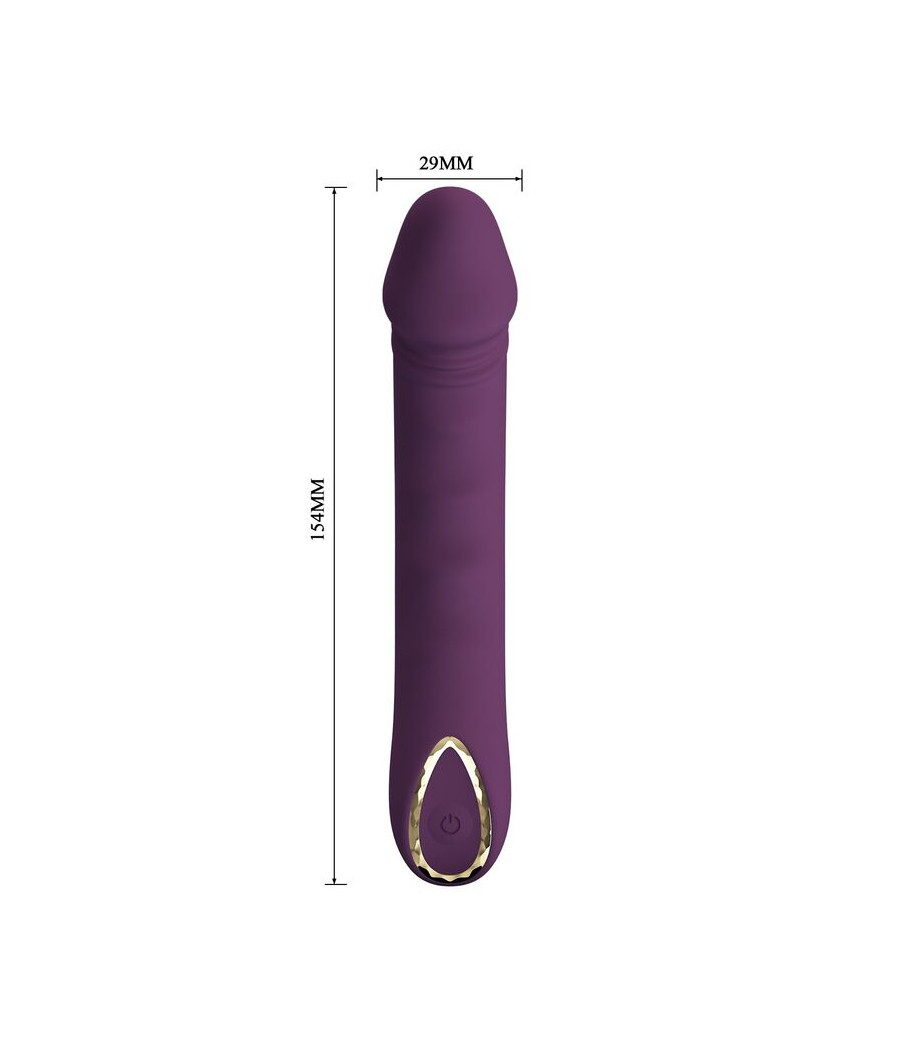 PRETTY LOVE - AMARA RECHARGEABLE VIBRATOR 10 FUNCTIONS PURPLE