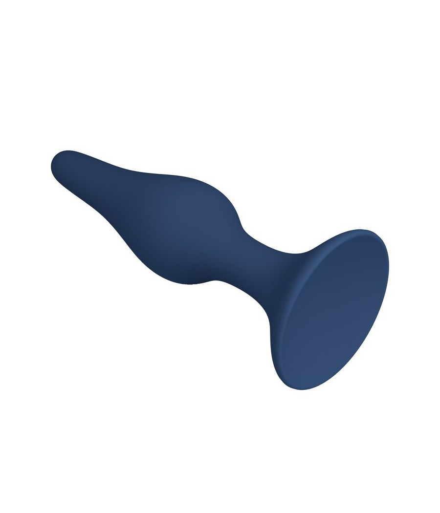 MR PLAY - KONISCHER SILIKON-ANALPLUG, BLAU, XL