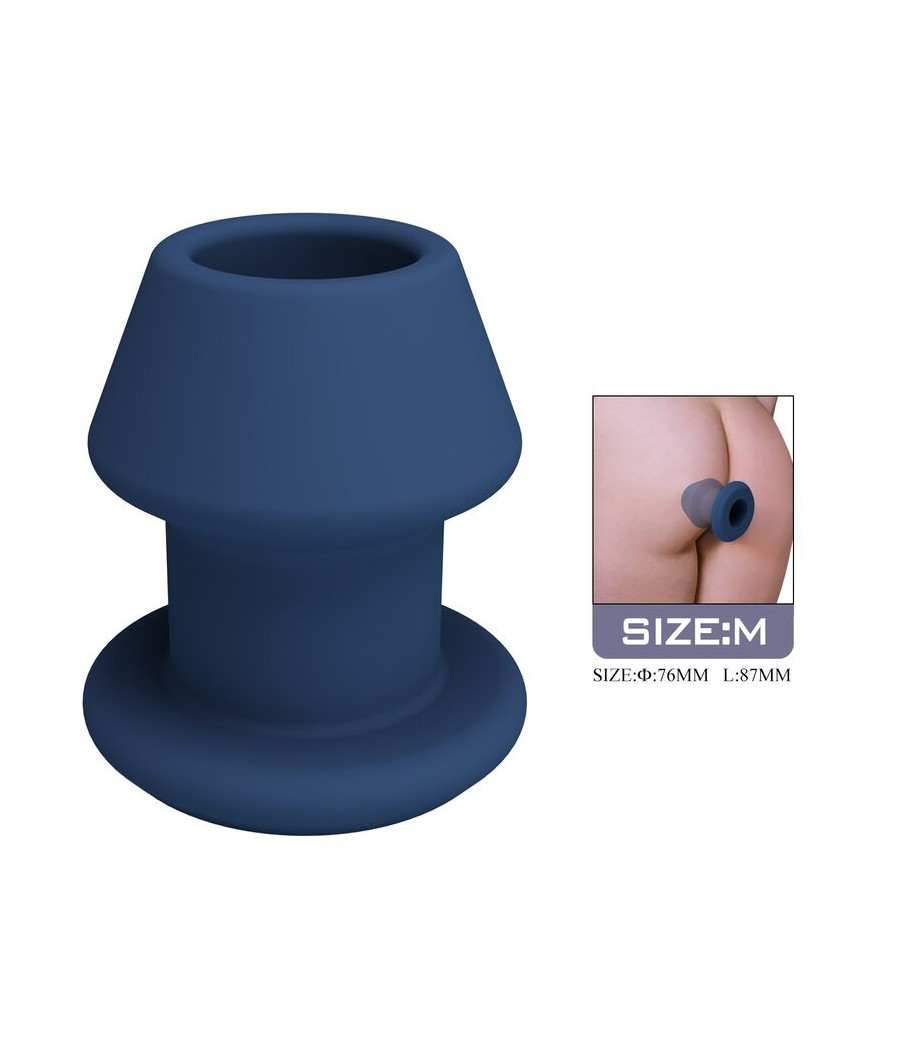 MR PLAY - JACK BLUE PLUG ANAL OCO DE SILICONE TAMANHO M