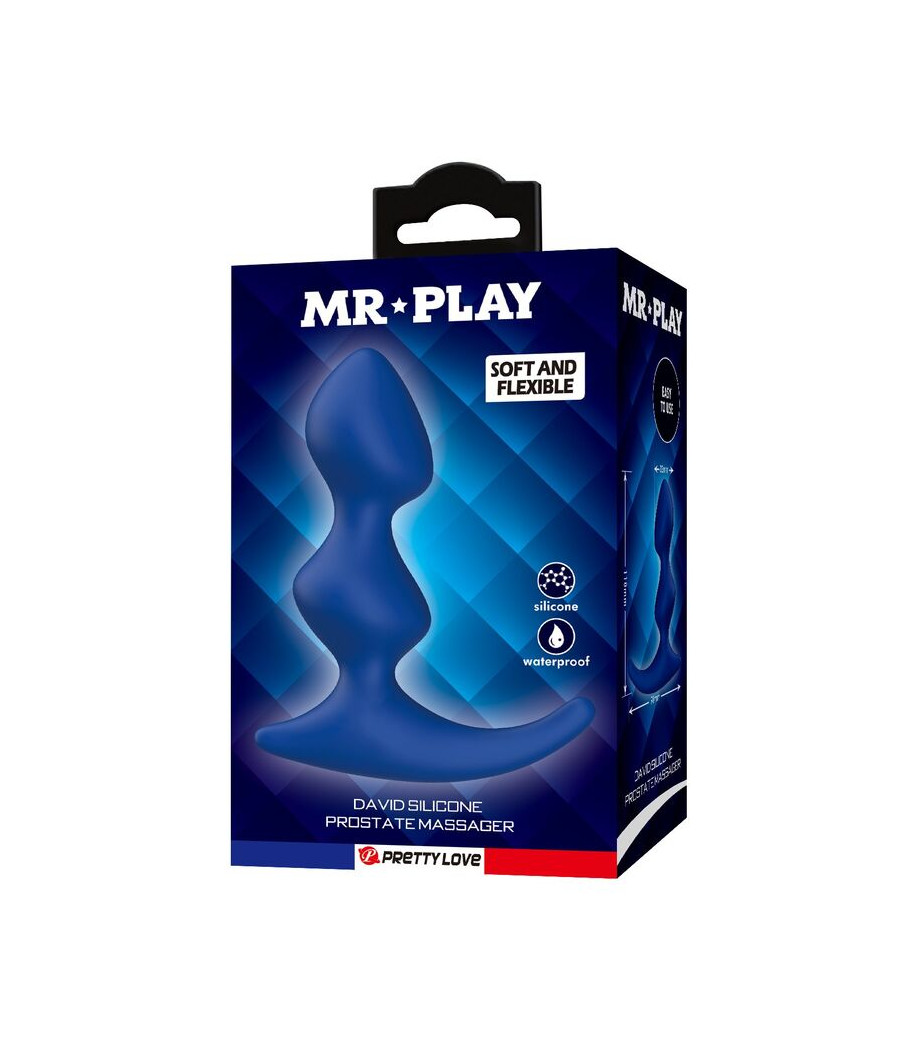 MR PLAY - ERGONOMIC BLUE ANAL PLUG