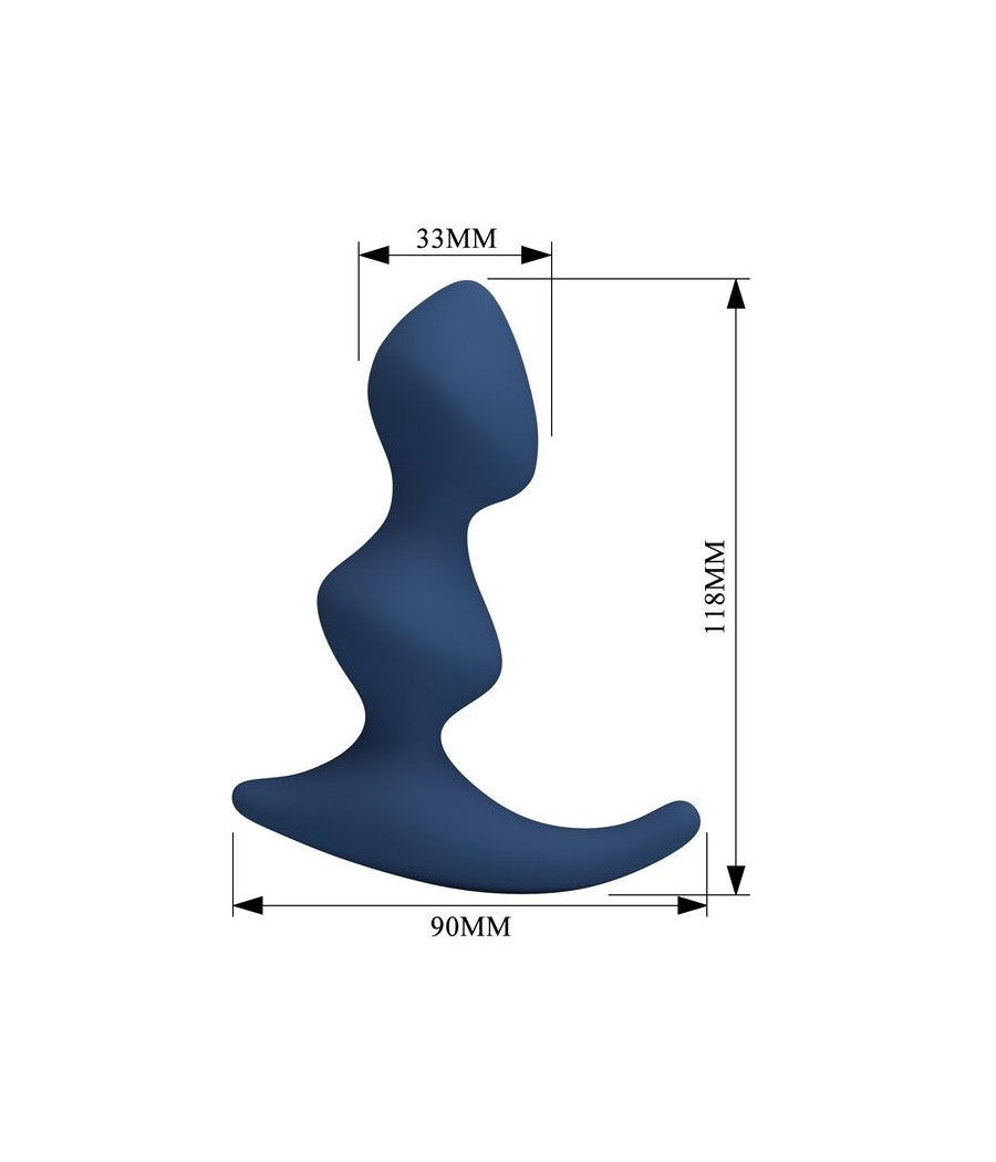 MR PLAY - ERGONOMIC BLUE ANAL PLUG