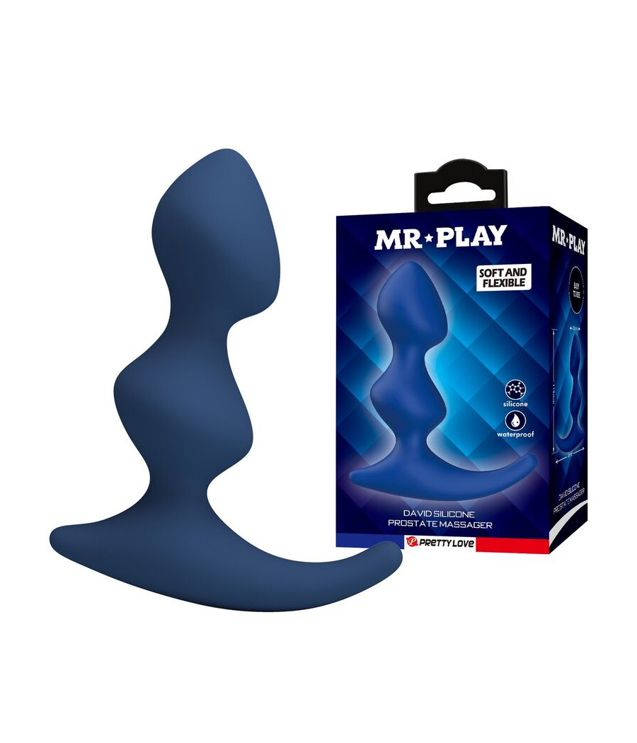 MR PLAY - ERGONOMIC BLUE ANAL PLUG