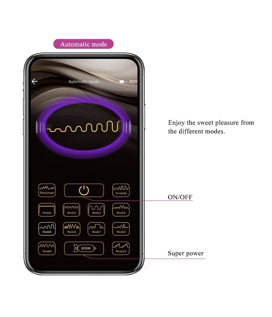 PRETTY LOVE - BILLY TELECOMANDO VIBRAZIONE VIOLA APP GRATUITA