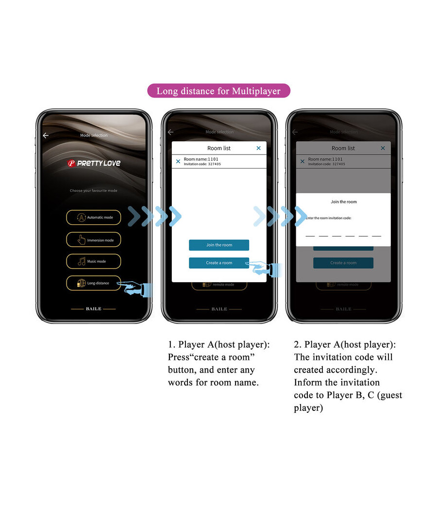 PRETTY LOVE - HECTOR VIBRATORE ELETTROSHOCK BY APP CONTROL VIOLA