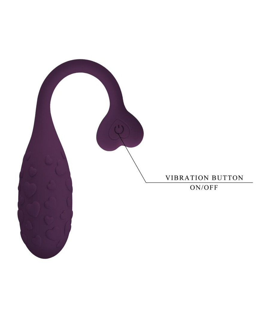 PRETTY LOVE - FISHERMAN UOVO VIBRANTE LILA CONTROLLATO DA APP