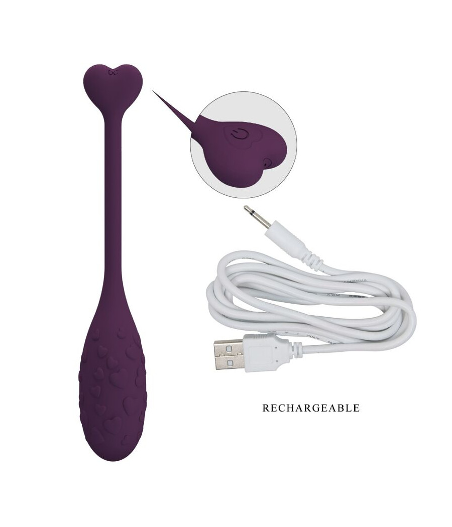 PRETTY LOVE - FISHERMAN UOVO VIBRANTE LILA CONTROLLATO DA APP